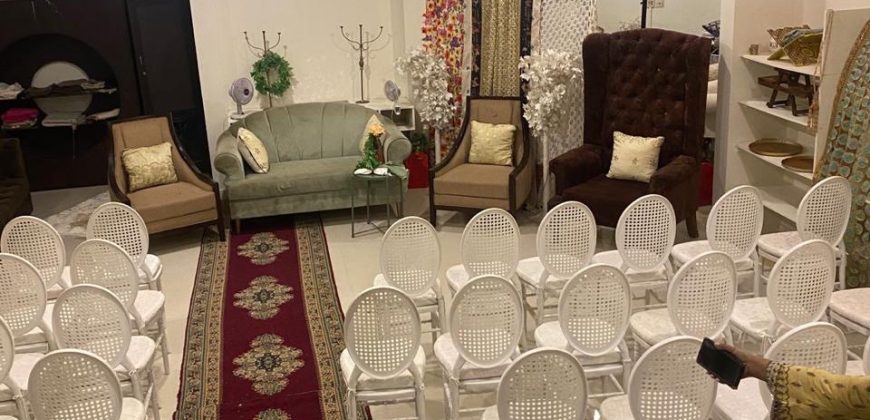 Fully furnished 600 sq yards house for rent at phase 6.