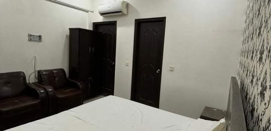 Fully furnished studio apartment for rent at Dha Muslim commercial.